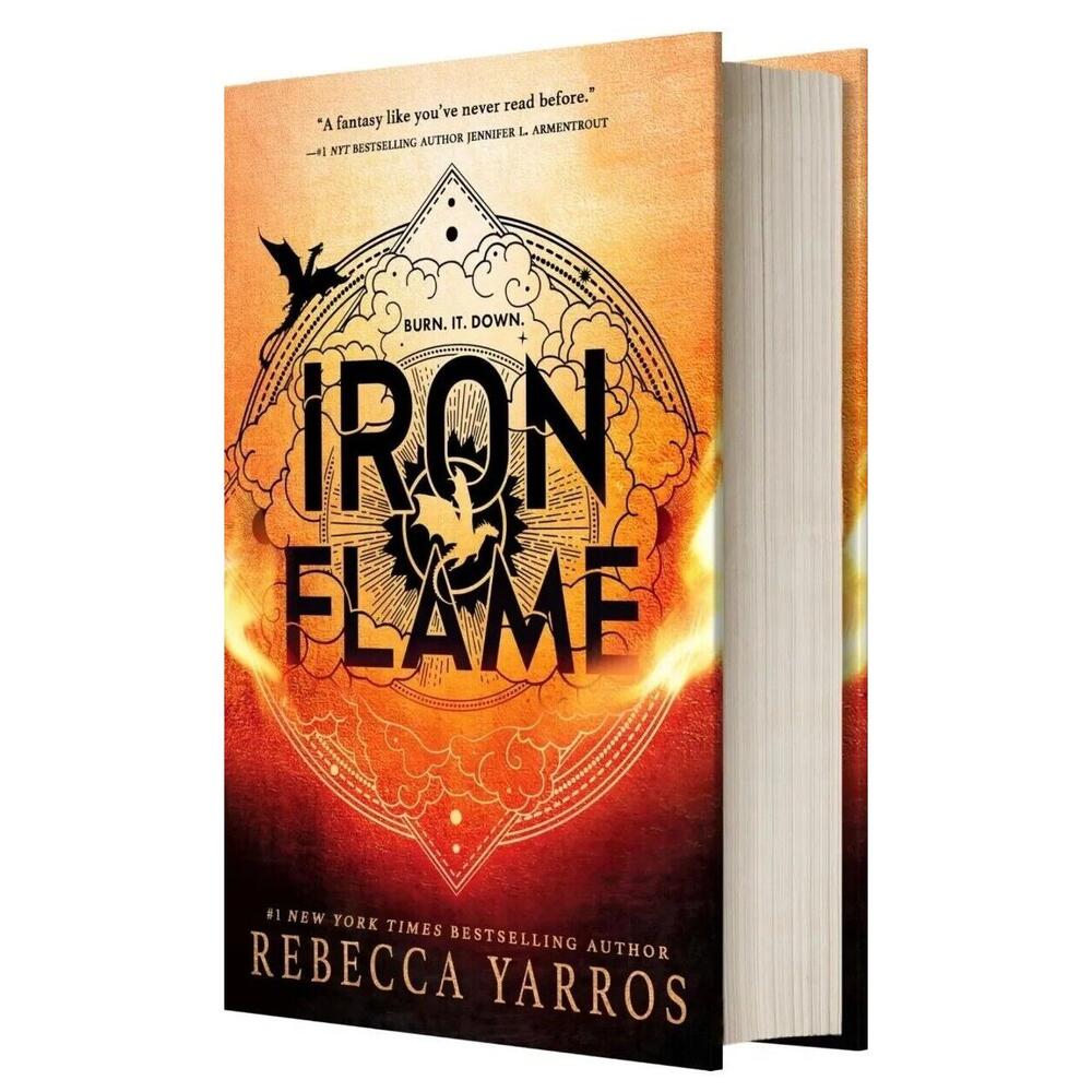 Iron Flame The Empyrean Series Rebecca Yarros 2023 Hardcover Fourth Wing Sequel